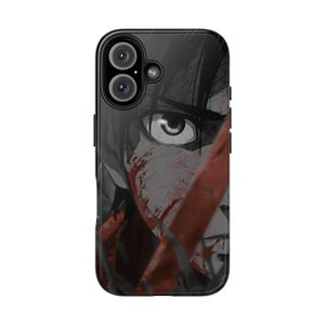 AOT inspired Attack on Titan Anime Case iPhone 16 15 14 13 12( Pro Max, Pro, Plus, Mini) & Samsung S24 S23 S22 S21