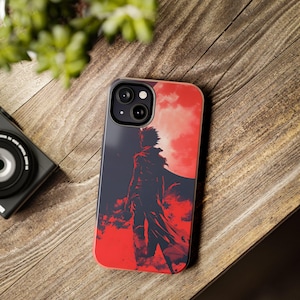 Anime Solo Leveling inspired Case iPhone 16 15 14 13 12( Pro Max, Pro, Plus, Mini) & Samsung S24 S23 S22 S21
