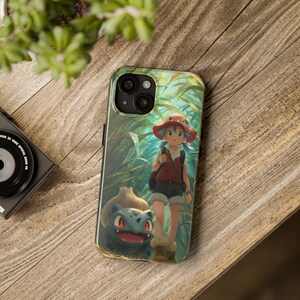 Funda de teléfono con dibujos animados de anime kawaii para iPhone 16, 15, 14, 13 y 12 (Pro Max, Pro, Plus, Mini) y Samsung S24, S23, S22 y S21