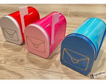 Personalized Valentine's Mini Mailbox | Customized Valentine's Gift | Love | You've Got Mail | Teacher Appreciation Gift | Classroom mailbox