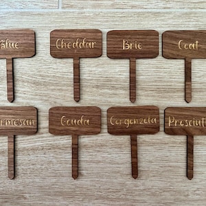 Custom Cheese Picker | Label | Marker | Tag | Charcuterie | Meat and Cheese | Serving Board Accessories