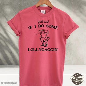 T-shirt, western Frog T-shirt, grappige kikker T-shirt, comfort kleuren shirt afbeelding 5