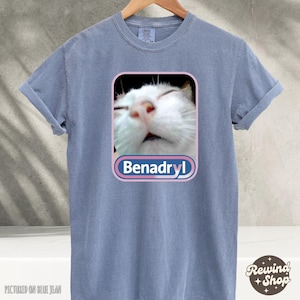 Shirt grappige kattenliefhebber, meme katten T-shirt, cadeau voor kattenliefhebbers, grappige meme shirts, cadeau kattenliefhebber, T-shirt katten