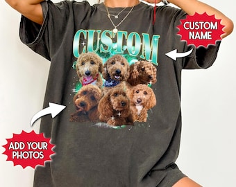 Comfort Colors Bootleg Pet Shirt, Custom Pet Shirt, Custom Dog Shirt, Dog Remembrance Gift