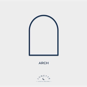 Arch Plaque Cookie Cutter