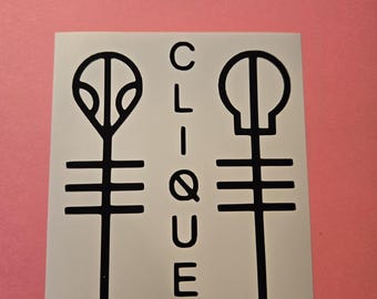 Twenty One Pilots inspired vinyl stickers, vinyl stickers, self adhesive, waterproof, weather resistant, decals, TØP stickers
