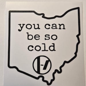 Twenty One Pilots Clancy inspired vinyl stickers, vinyl stickers, self adhesive, waterproof, weather resistant, decals, TØP stickers