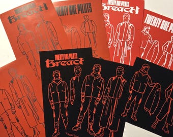 Adesivos do Twenty One Pilots: Decalques de vinil à prova d'água - Era Breach