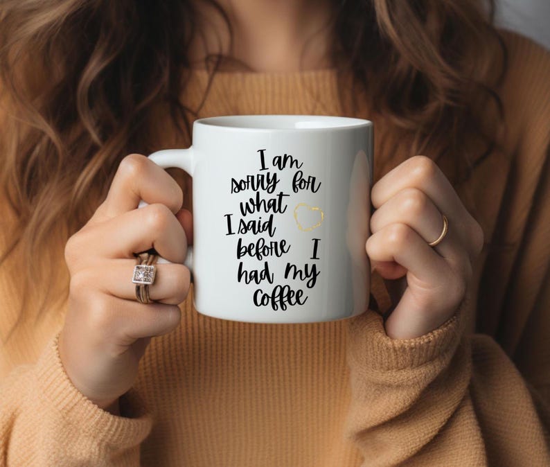Kaffee-ABC Tragetasche Aus Canvas – Lustiges Barista-Geschenk Für Kaffeeliebhaber, 37x32 Cm, Wasserabweisend