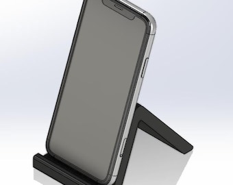 Phone Stand STL File for 3D Printing