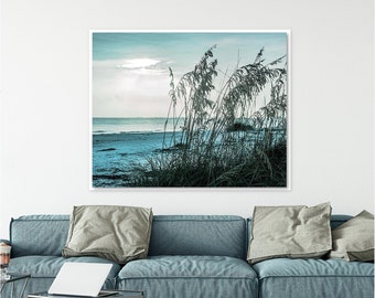 Turquoise Coastal Nautical Decor, Beach Wall Art Prints