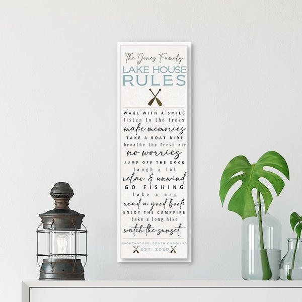Lake House Rules Etsy
