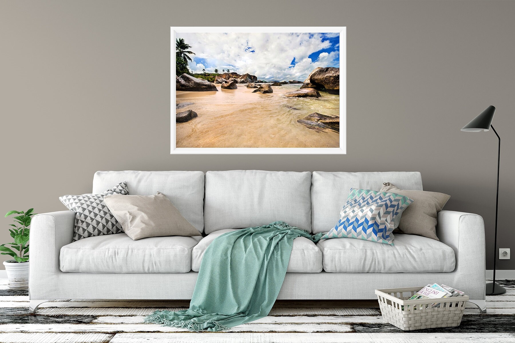 Coastal Beach Wall Art Ocean Art Living Room Prints or Canvas | Etsy