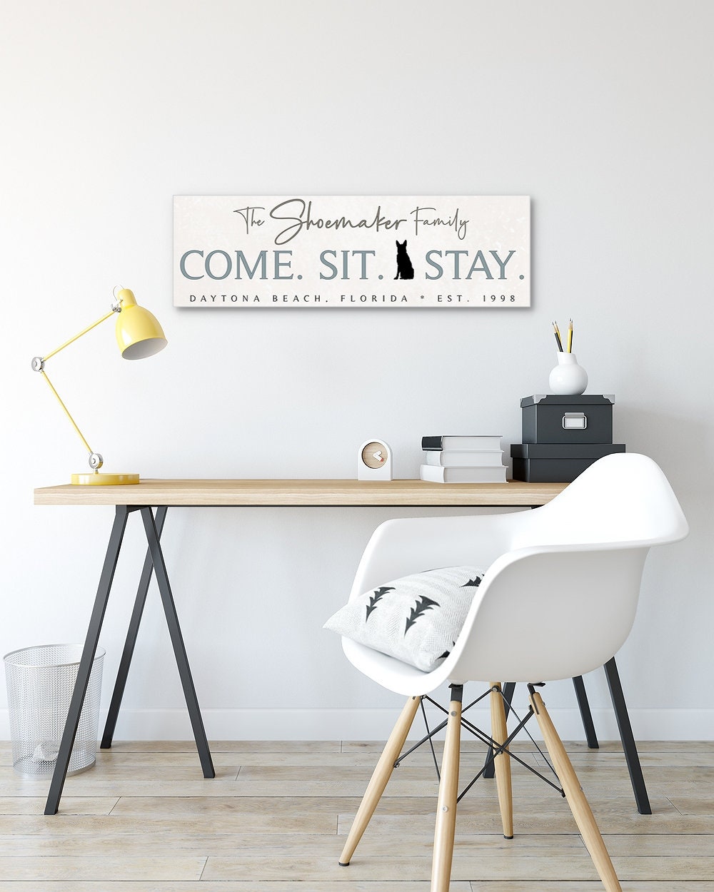 Personalized Dog House Sign Custom Canvas Wall Decor | Etsy