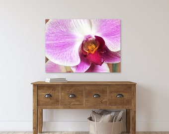 Purple Orchid Flower Photography, Pink  Floral Tropical Art Prints #18