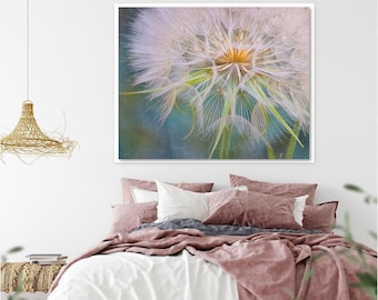 Dandelion Botanical Wall Art, Home Decor Canvas Art Prints