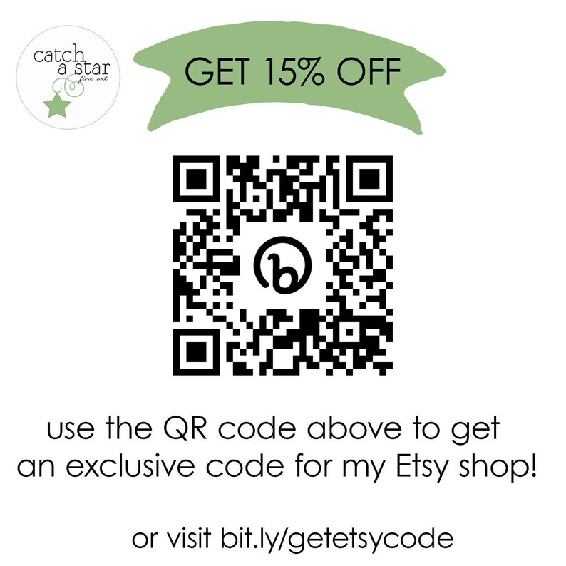 a qr code for catch a star fine art get 15 % off