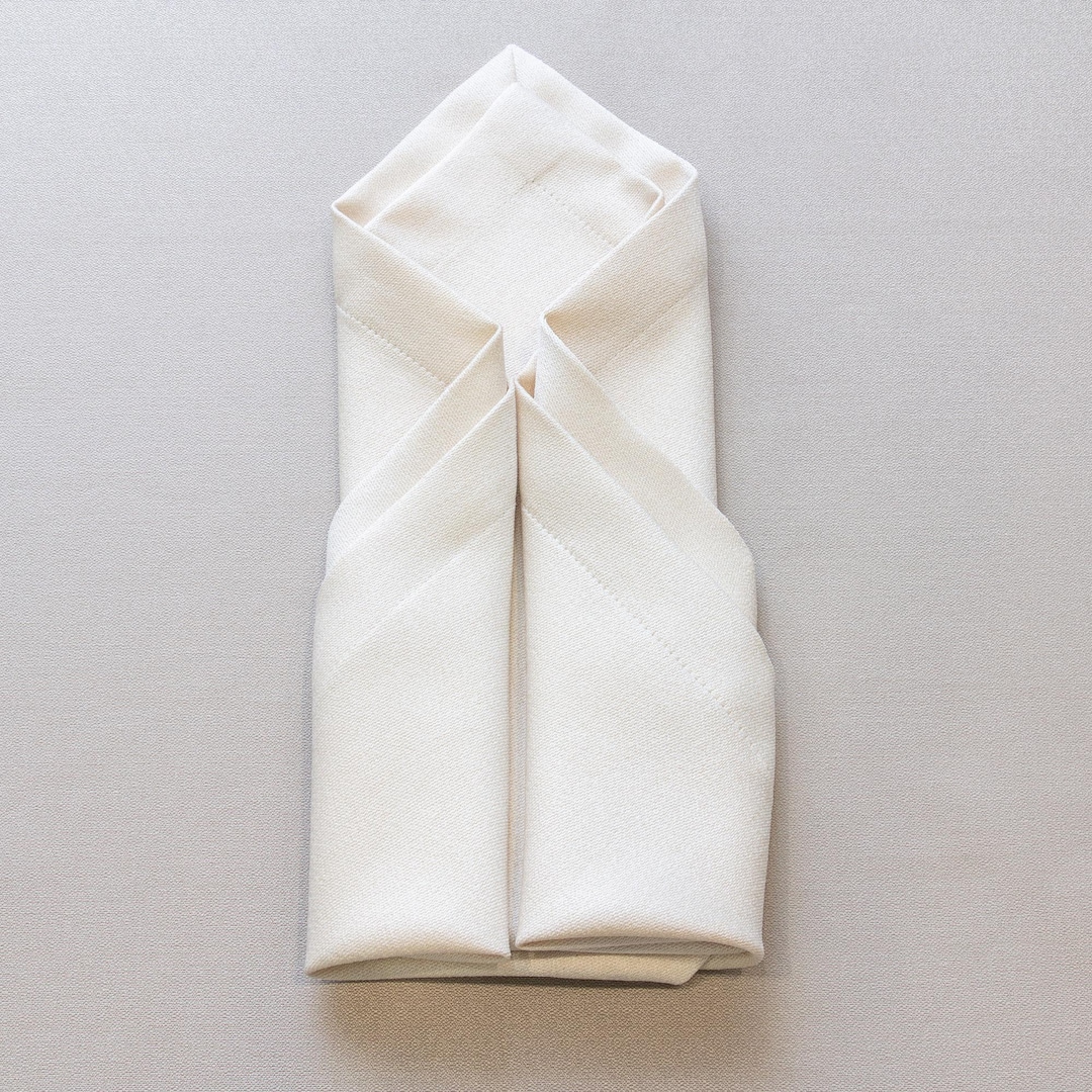 Ivory Cloth Napkins Set Wedding Table Dinner Napkins Elegant Formal ...