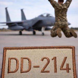 DD-214 Gesticktes Patch / Patch für die Patches + Patches / Patches