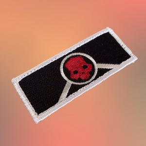 Helldivers 2 MALEVELON CREEK RIBBON embroidered hook and loop patch, limited edition