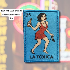 La Toxica Woven Patch: Mexikanskt Loteria-kort #25