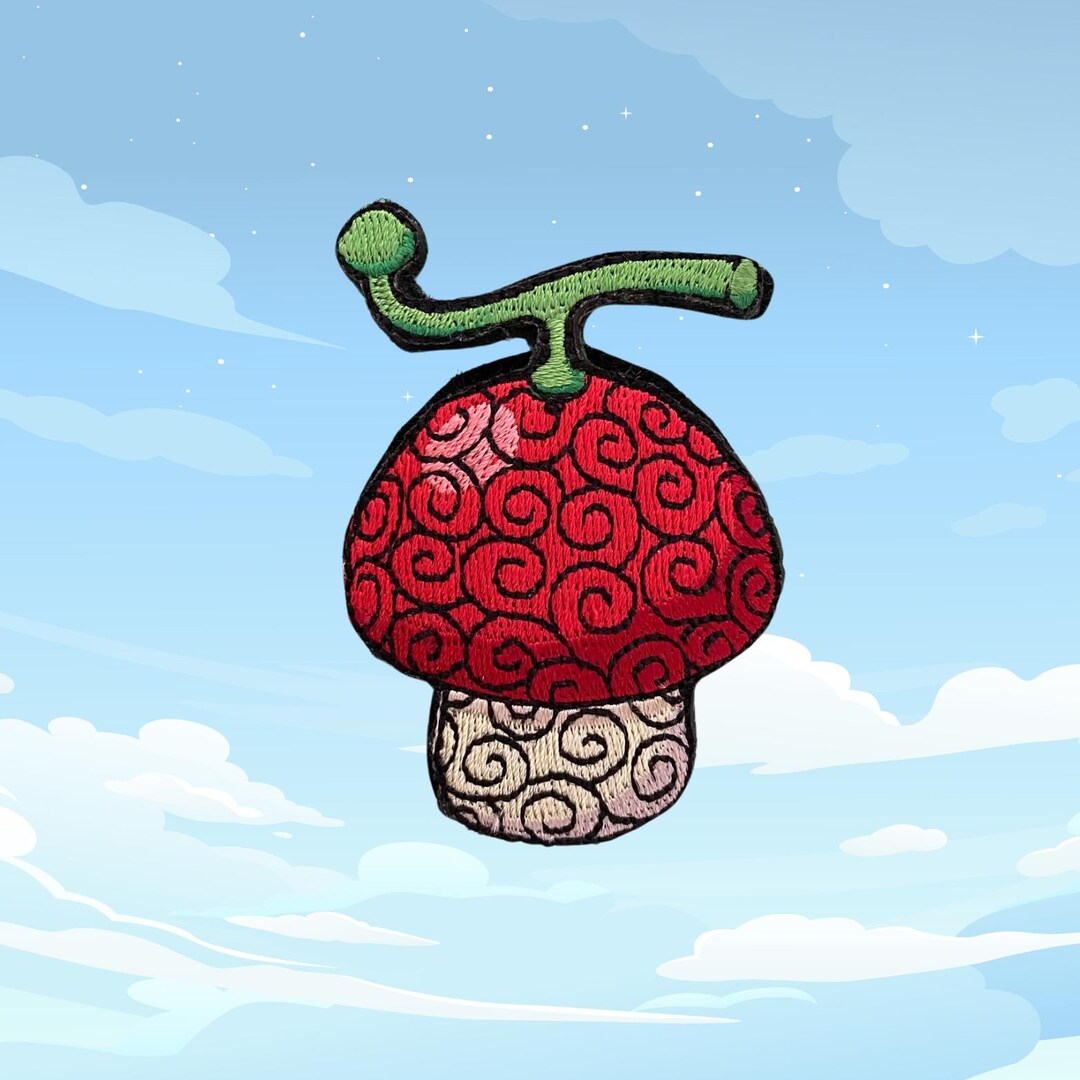 Red Devil Op Loop One Piece HITO HITO chopper Devil Fruit Embroidered Velcro, Hook and ...