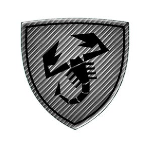 Auto Silicone Badge Abarth – Self-Stick Car Emblem – Waterproof Decal – Interior & Exterior Tuning Accessory