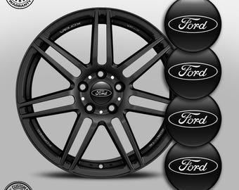 Self-adhesive Logo epoxy resin stickers for rims wheel hub caps 4 pcs/ Car decoration/ Rims emblems