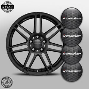 Car Wheel Center Cap Stickers Irmshcer – Set of 4 – Silicone Rim Hub Covers – Universal Fit – Waterproof & Durable