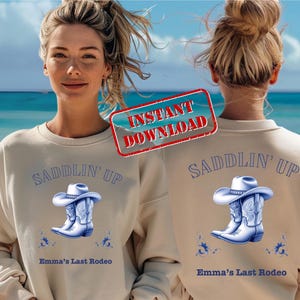 Last Rodeo Bachelorette Party PNG Files: Nashville Bridal Designs (Digital Download)