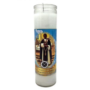 St Martin de Porres Candle, Haitian Vodou, 21 Divisions, Hoodoo, Conjure, Magic, Witchcraft
