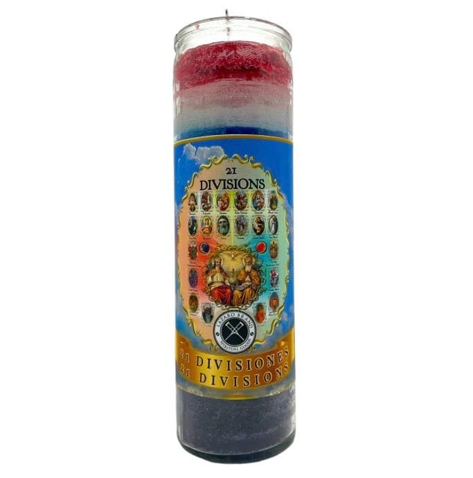 21 Divisions Candle, Haitian Vodou, 21 Divisions, Hoodoo, Conjure