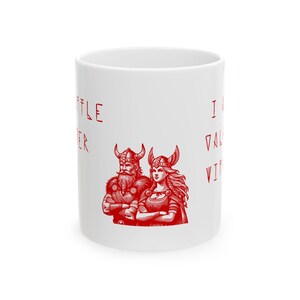 Vikings, Viking Mug, Viking Gifts, Anniversary Gift, Viking Anniversary gift for Nordic fan, Mugs and cups, Valhalla, Love, Shield Maiden