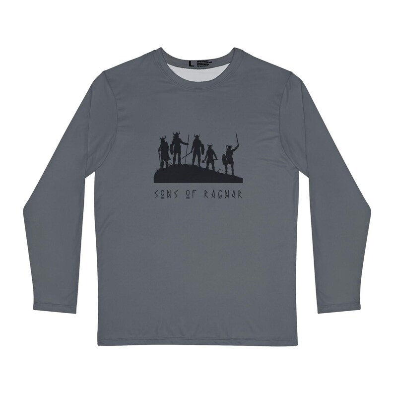 Vikings Sons of Ragnar Lothbrok Norse Pullover Viking Men's Long Sleeve Shirt Ragnar's Made Nordic Sweat Clothing Bjorn Ironside Ivar the Boneless Lagertha Vikings Norse Mythology Nordic Pullover