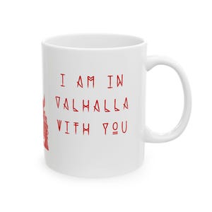 Vikings, Viking Mug, Viking Gifts, Anniversary Gift, Viking Anniversary gift for Nordic fan, Mugs and cups, Valhalla, Love, Shield Maiden