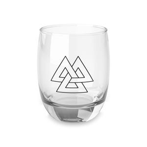 Valknut, Vikings, Whiskey Glass, Norse, Nordic, Odin, Valhalla, Asgard, Home Decor, Housewarming Gift, Glassware, Viking Theme, Barware