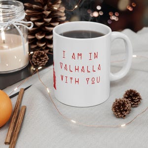 Vikings, Viking Mug, Viking Gifts, Anniversary Gift, Viking Anniversary gift for Nordic fan, Mugs and cups, Valhalla, Love, Shield Maiden