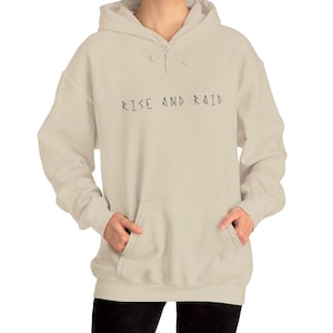 Vikings, Ragnar, Norse, Nordic, Viking Hoodie, Viking Pullover, Viking Sweatshirt, Nordic Sweat, Valknut, Viking themed gifts, Rise and Raid