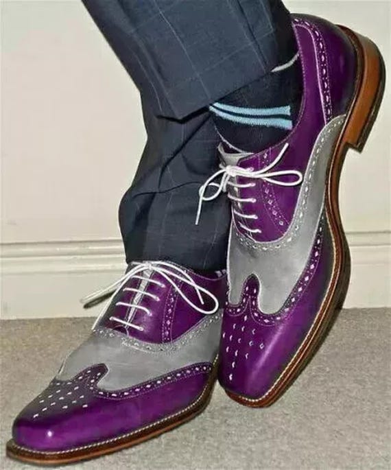 purple dress shoes men Shoes-Brayden Purple, / 8 chukka boots mens BRAVO Men Dress Shoe PROM-2