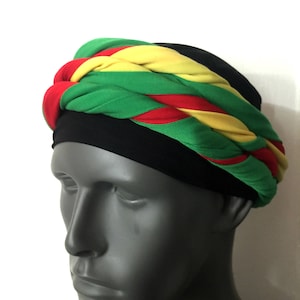 Men-Ises  EZ PZ  Turban Wrap For Short Hair Or Bald Head-  One Size-Ready Wraps- Stretch Turban- Stretch Wraps