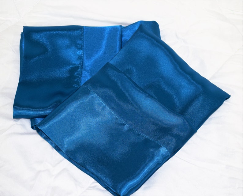 Satin Pillow Case Silky Sleep Hair Protection Standard Etsy