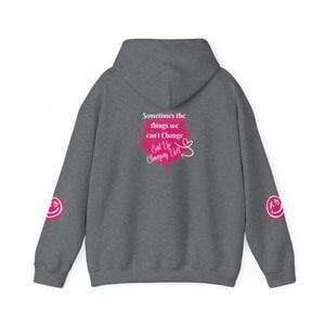 Positive Vibes Unisex Hoodie, Inspirational Sweatshirt, Relaxed Fit Cozy Casual Wear, Motivation Apparel, Gift for Friends image 7