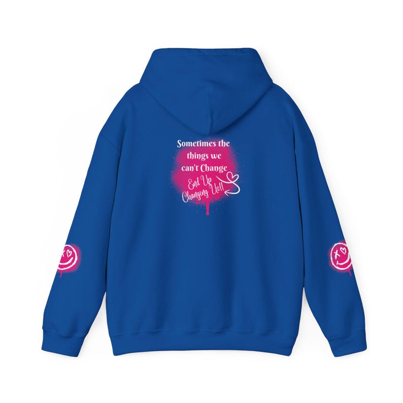 Positive Vibes Unisex Hoodie, Inspirational Sweatshirt, Relaxed Fit Cozy Casual Wear, Motivation Apparel, Gift for Friends image 8