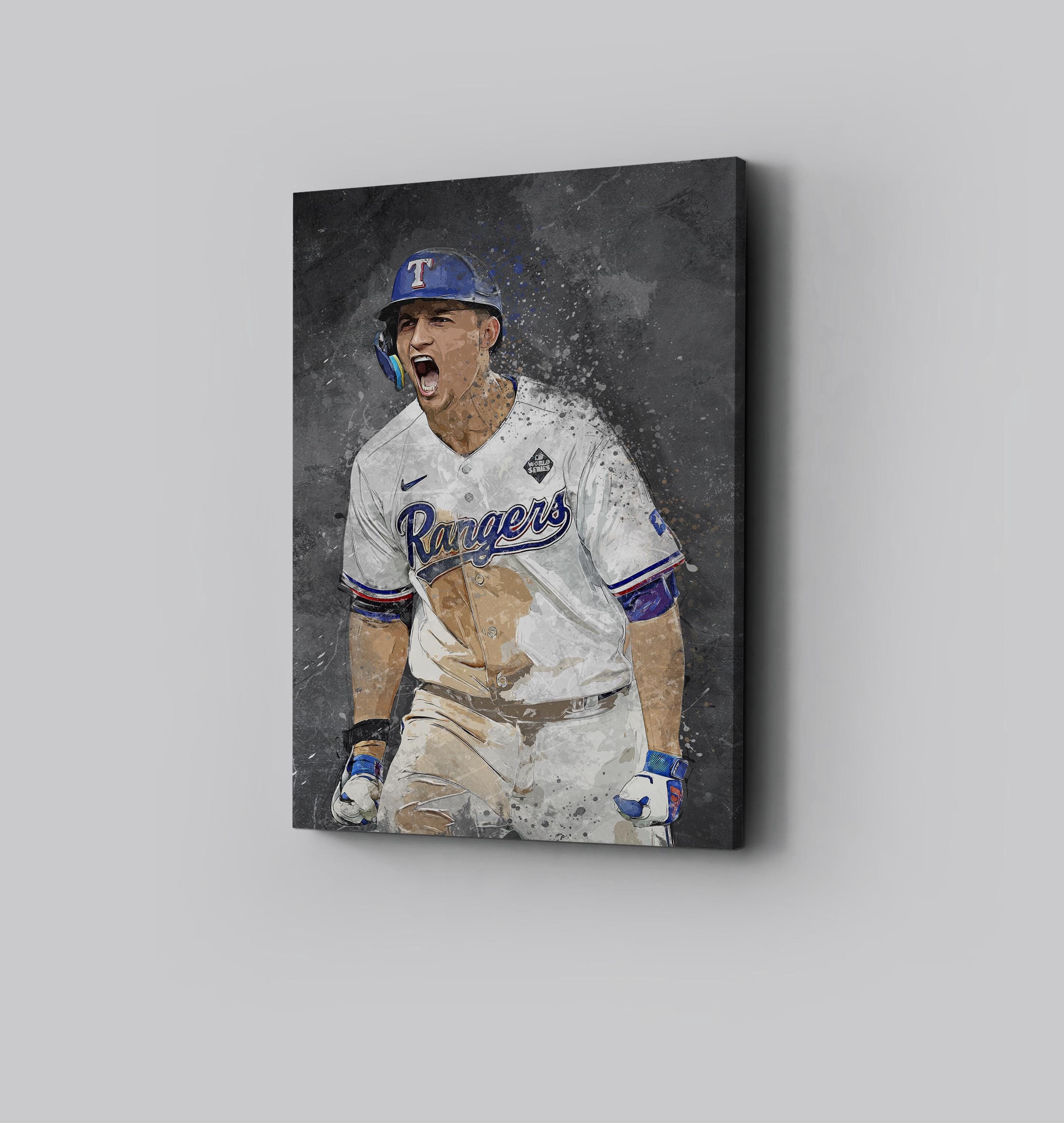 レンジャース直筆サイン3枚セットCorey Seager, Heimなど