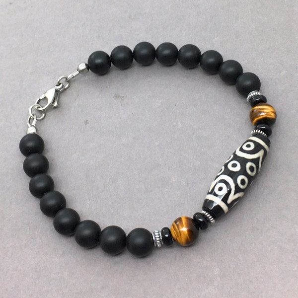 Tribal Mens Bracelet Etsy