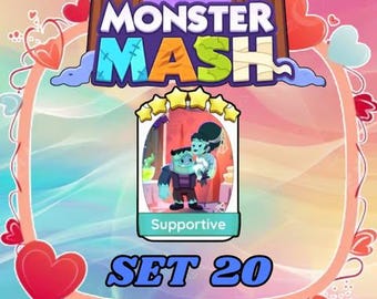 Monopoly 6 Star - Supportive - Set 20 - Monster Mash (Fast Delivery)