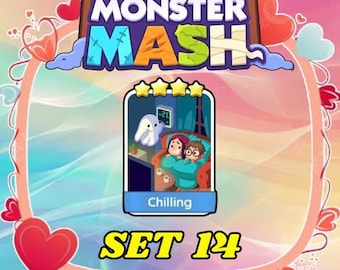 Monopoly 4 Star - Chilling - Set 14 - Monster Mash (Fast Delivery)