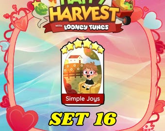 Monopoly 6 Star - Simple Joys - Set 16 - Happy Harvest