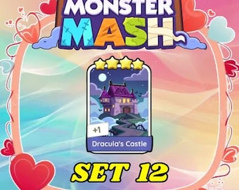 Monopoly 4 Star - Dracula's Castle - Set 12 - Monster Mash (Fast Delivery)