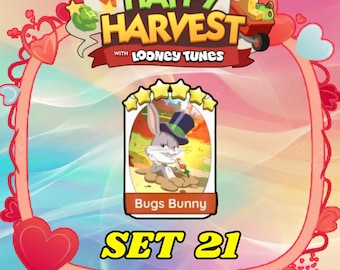 Monopoly 6 Star - Bugs Bunny - Set 21 - Happy Harvest